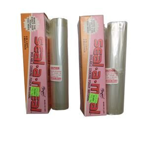 Lot of 2 Vintage DAZEY SEAL-A-MEAL BOILABLE COOKING POUCH MATERIAL New 6009